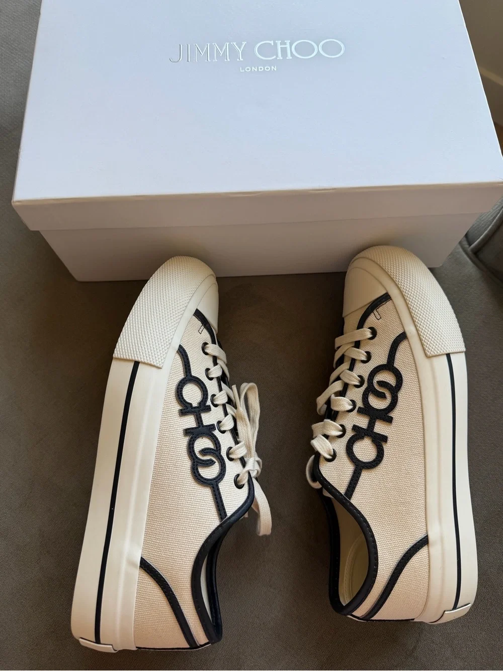 Jimmy Choo Fenix lace-up fastening sneakers